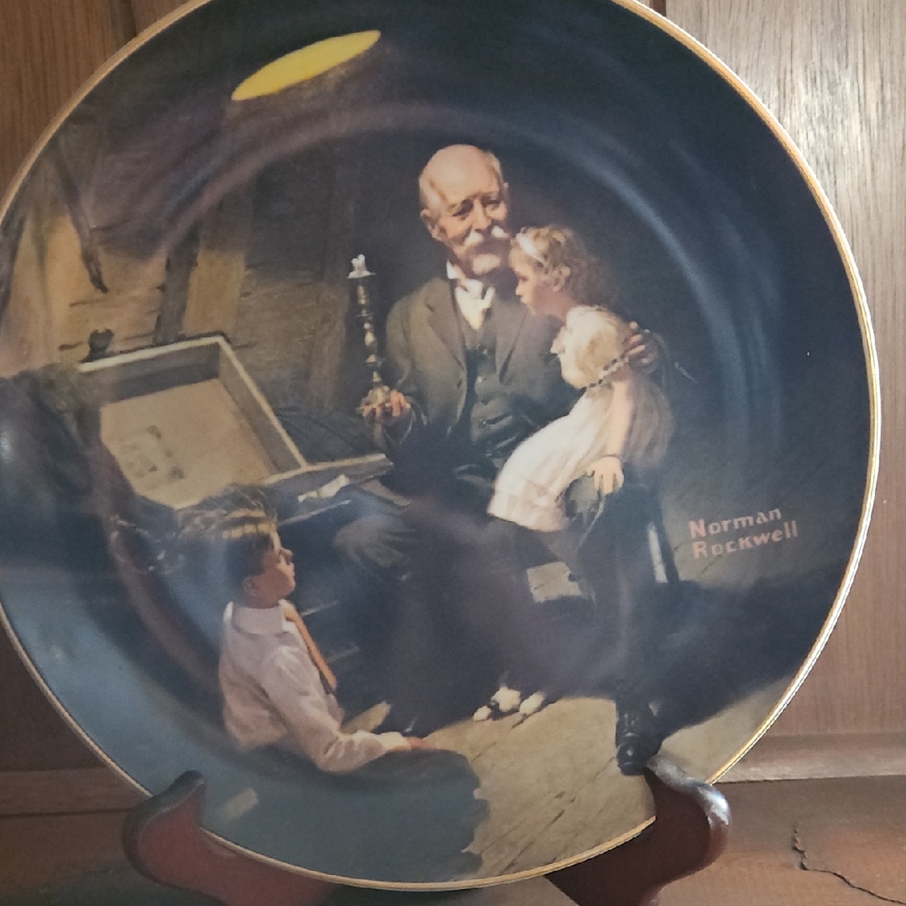 Norman Rockwell Decorative Plate. Plate #76D
